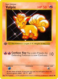 Vulpix (68) - Base Set Shadowless Unlimited