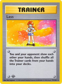 Lass (75) - Base Set Shadowless 1st Edition