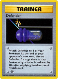 Defender (80/102)  - Base Set Shadowless Unlimited