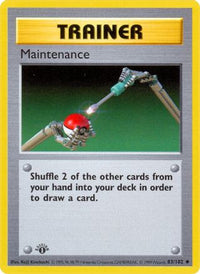Maintenance (83) - Base Set Shadowless Unlimited