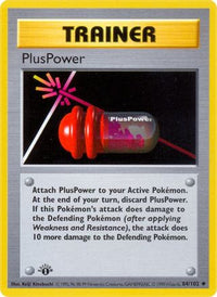 PlusPower (84) - Base Set Shadowless 1st Edition