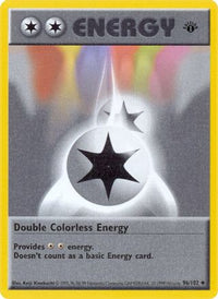 Double Colorless Energy (96) - Base Set Shadowless Unlimited