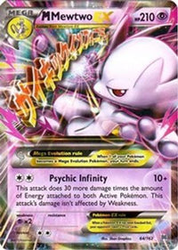 M Mewtwo EX (64/162)  - XY  BREAKthrough Holofoil