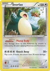 Snorlax (118/162)  - XY  BREAKthrough