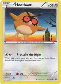 Hoothoot (119/162)  - XY  BREAKthrough