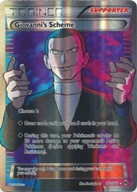 Giovanni's Scheme (Full Art) (162/162) - XY  BREAKthrough Holofoil