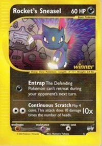 Rocket's Sneasel  [Winner] (5) - Best of Promos
