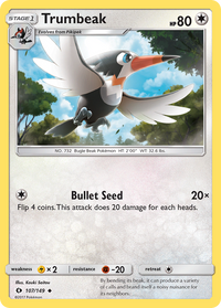 Trumbeak (4) - SM Trainer Kit Lycanroc & Alolan Raichu