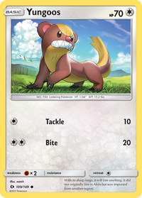 Yungoos (12) - SM Trainer Kit Lycanroc & Alolan Raichu