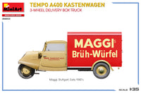MiniArt 1/35 Tempo A400 Kastenwagen 3-Wheel Delivery Box Truck (Special Order)