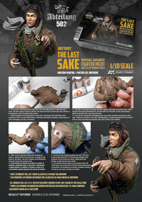 Abteilung502 1/10 The Last Sake Imperial Japanese Fighter Pilot Figure Kit (Special Order)