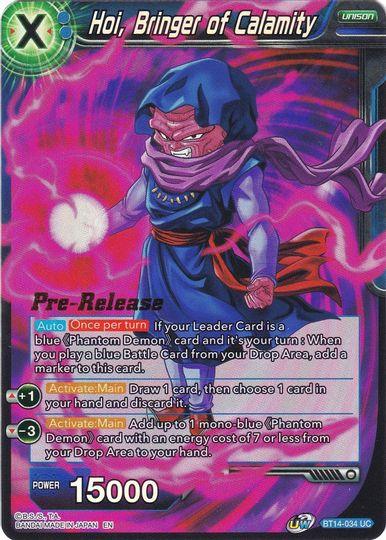 Hoi, Bringer of Calamity (BT14-034) [Cross Spirits Prerelease Promos] - POKÉ JEUX