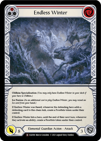 Endless Winter [U-ELE004] (Tales of Aria Unlimited) Unlimited Rainbow Foil - POKÉ JEUX