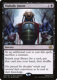 Diabolic Intent (Promo Pack) [The Brothers' War Promos]