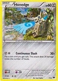 Honedge (7/12)  - McDonalds Promos 2014 Holofoil