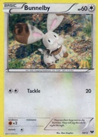 Bunnelby (10/12) - McDonalds Promos 2014 Holofoil