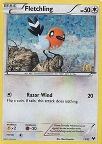 Fletchling (11/12)  - McDonalds Promos 2014 Holofoil