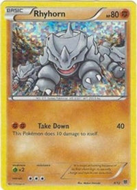 Rhyhorn (8/12)  - McDonalds Promos 2015 Holofoil