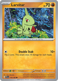Larvitar (Cosmo Foil) (110/193) - Miscellaneous Cards & Products Holofoil