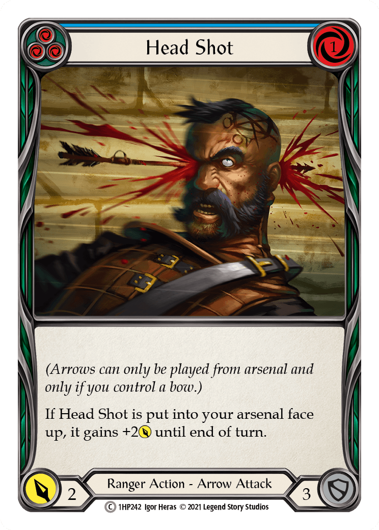 Head Shot (Blue) [1HP242] (History Pack 1) - POKÉ JEUX