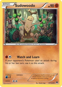 Sudowoodo (67/122)  - XY  BREAKpoint