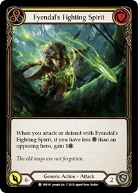 Fyendal's Fighting Spirit (Yellow) [UPR195] (Uprising) - POKÉ JEUX