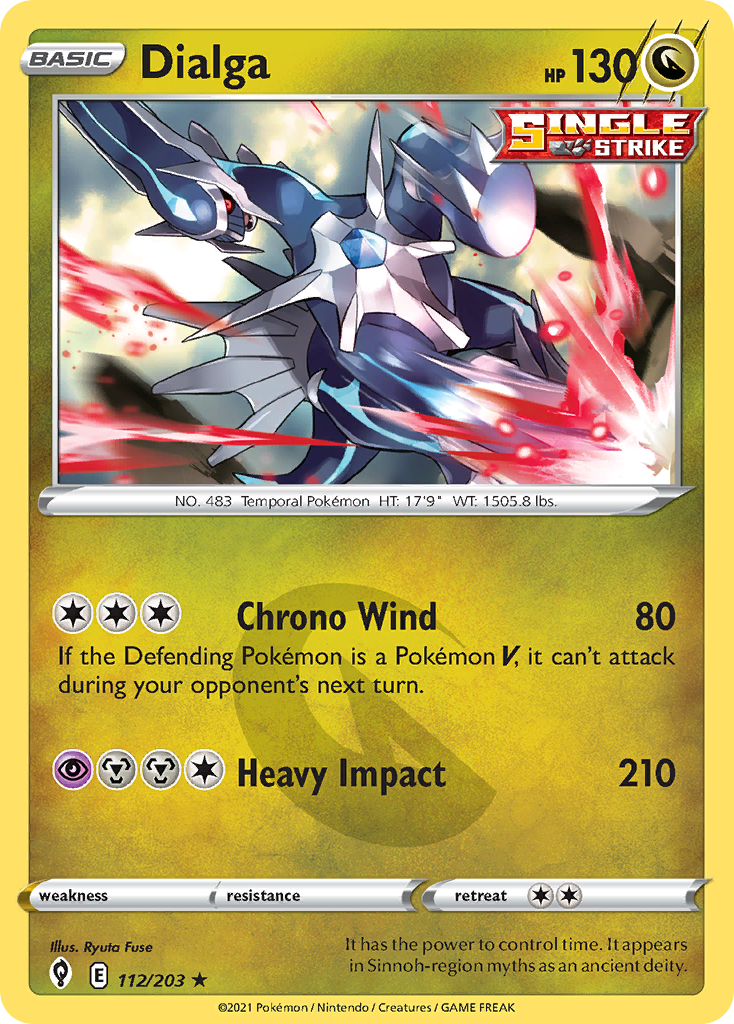 Dialga (Cosmos Holo) (112/203) - Miscellaneous Cards & Products Holofoil