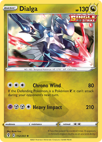 Dialga (Cosmos Holo) (112/203) - Miscellaneous Cards & Products Holofoil