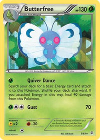 Butterfree (5/83)  - Generations Holofoil