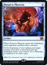 Portail vers Phyrexia [Promotions avant-première de The Brothers' War] 