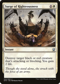 Surge of Righteousness [Dragons of Tarkir]