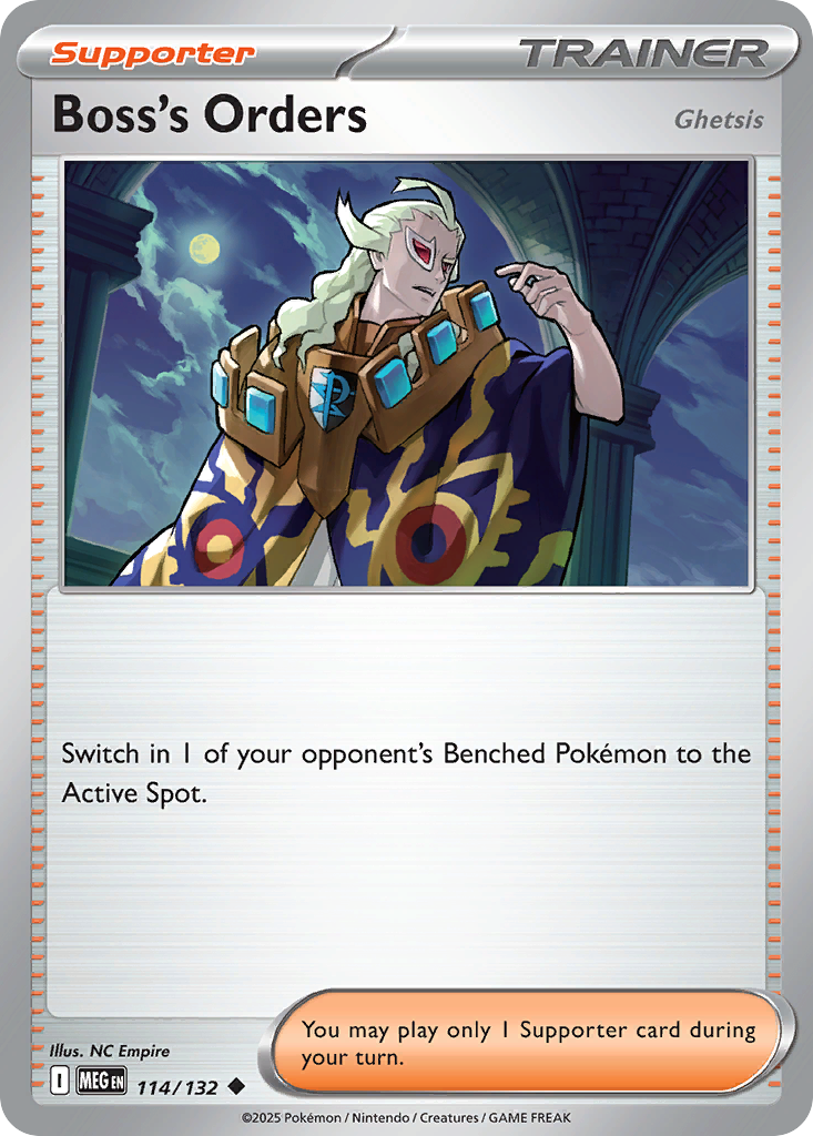 Boss's Orders (114/132) - Prize Pack Series Cards Holofoil