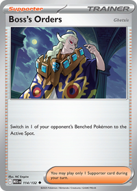 Boss's Orders (114/132) - Prize Pack Series Cards Holofoil
