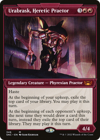 Urabrask, Heretic Praetor (Showcase Art Deco) [Streets of New Capenna]