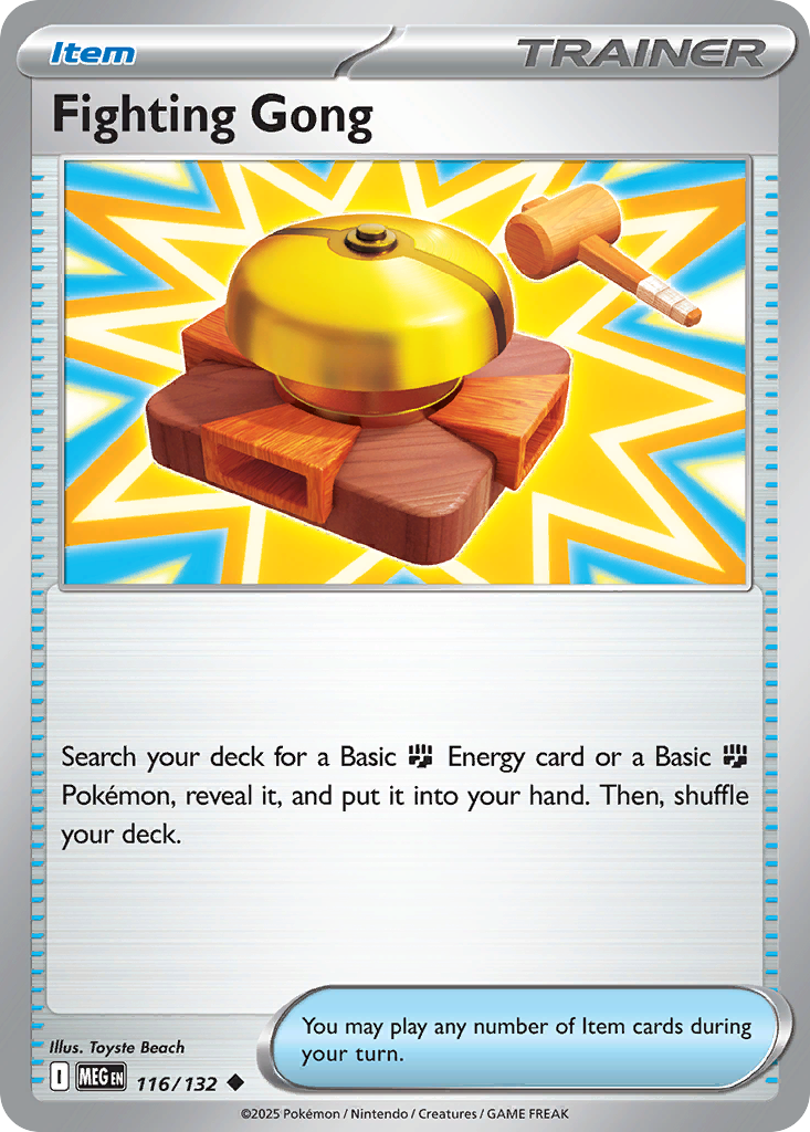 Fighting Gong (116) - Prize Pack Series Cards Holofoil