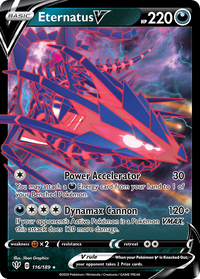 Eternatus V (116/189) - SWSH03 Darkness Ablaze Holofoil