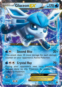 Glaceon EX (20/124)  - XY  Fates Collide Holofoil