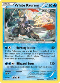 White Kyurem (21/124) - XY  Fates Collide Holofoil
