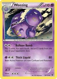 Weezing (28/124)  - XY  Fates Collide
