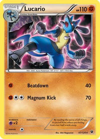 Lucario (47/124)  - XY  Fates Collide