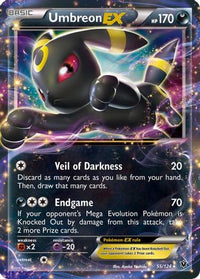 Umbreon EX (55/124)  - XY  Fates Collide Holofoil