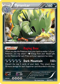 Tyranitar (56/124) - XY  Fates Collide Holofoil