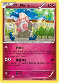 Mr. Mime (67/124)  - XY  Fates Collide