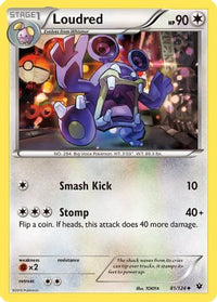 Loudred (81/124)  - XY  Fates Collide