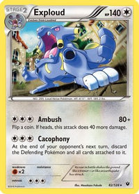 Exploud (82/124) - XY  Fates Collide