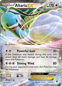 Altaria EX (83/124)  - XY  Fates Collide Holofoil
