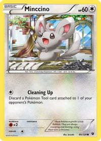 Minccino (86/124)  - XY  Fates Collide