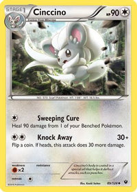 Cinccino (89/124)  - XY  Fates Collide
