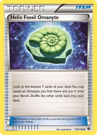 Helix Fossil Omanyte (102/124)  - XY  Fates Collide
