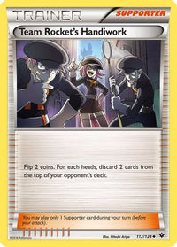 Team Rocket's Handiwork (112/124) - XY  Fates Collide